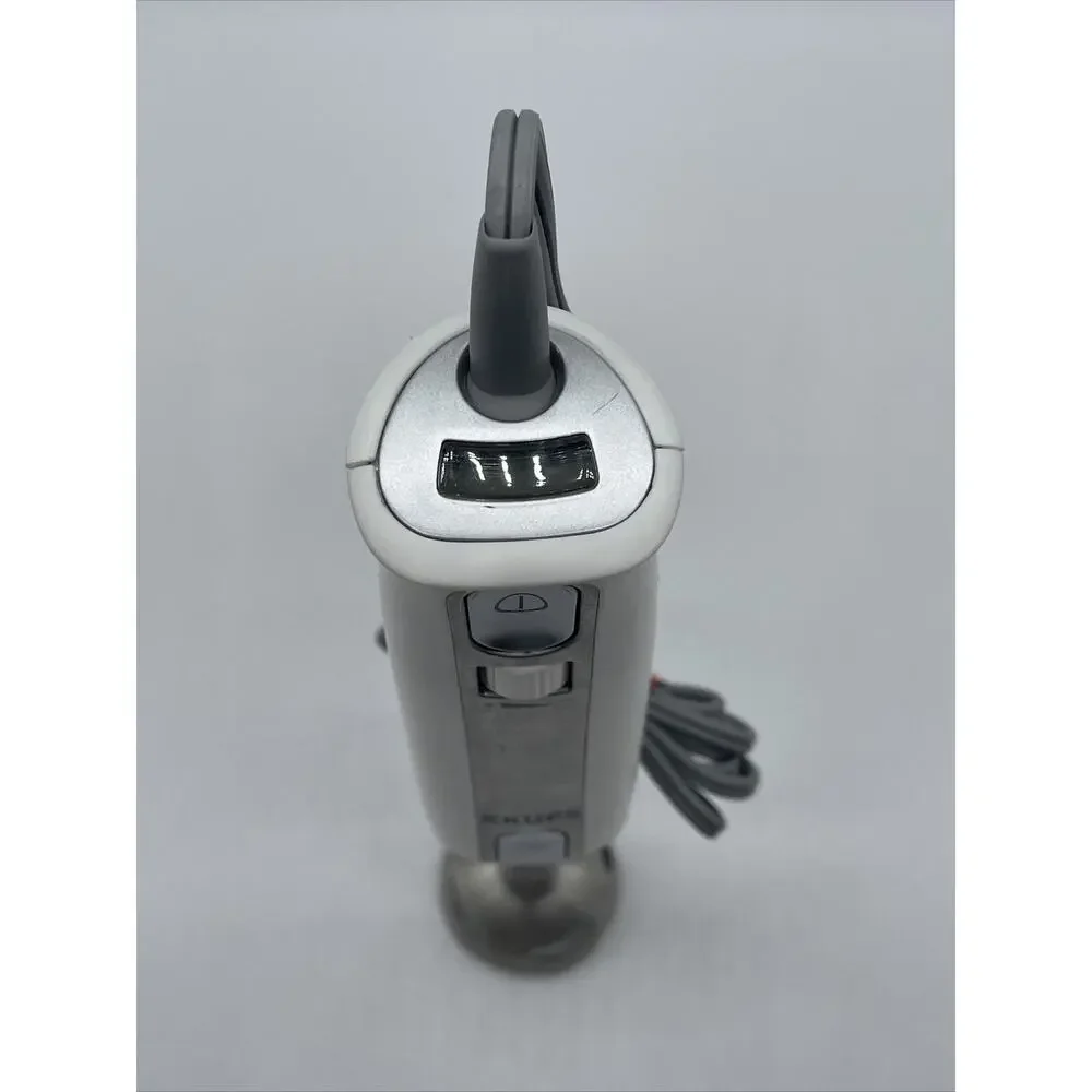 KRUPS White Immersion Blender GPA30842- 6 Speed LCD Display